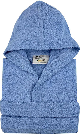 Astron Italy Kids Hooded Bathrobe Blue