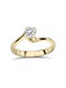 Chrilia Single Stone from Gold 14K