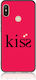 Red Kisser Back Cover Silicon Multicolor (Realme 5 Pro)