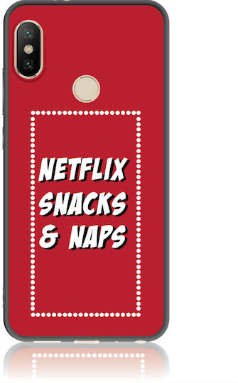 Netflix Addicted Umschlag Rückseite Silikon Mehrfarbig (Realme 5 Pro)