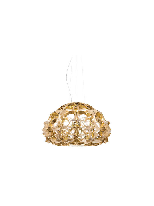 Slamp Pendant Light Gold with Socket E27 74cm