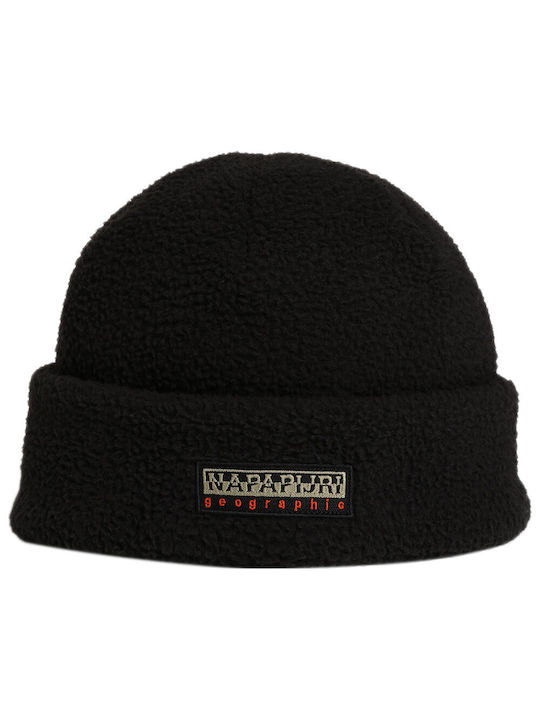 Napapijri Beanie Unisex Σκούφος Πλεκτός σε Μαύρο χρώμα