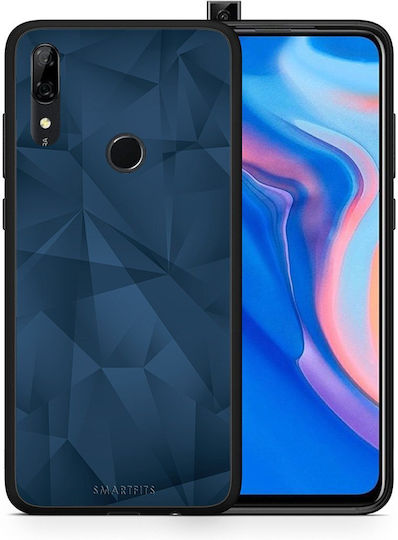 Smartfits Geometric Blue Abstract Back Cover Μπλε (Huawei P Smart Z)