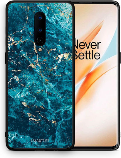 Smartfits Marble Blue Back Cover Albastru (OnePlus 8)