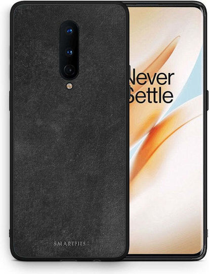 Smartfits Color Black Slate Back Cover Μαύρο (OnePlus 8)