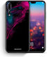 Smartfits Watercolor Pink Black Back Cover Ροζ (Huawei P20 Pro)