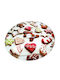 Christmas Cake Stands Glass Transparent Height 35cm.