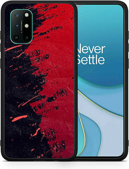 Smartfits Red Paint Задна корица Червен (OnePlus 8T)
