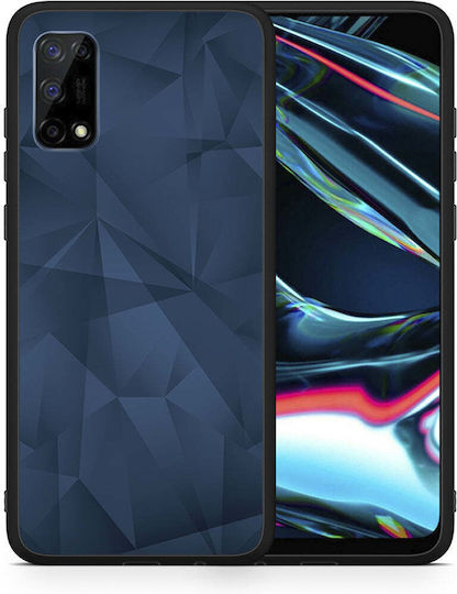 Smartfits Geometric Blue Abstract Back Cover Μπλε (Realme 7 Pro)