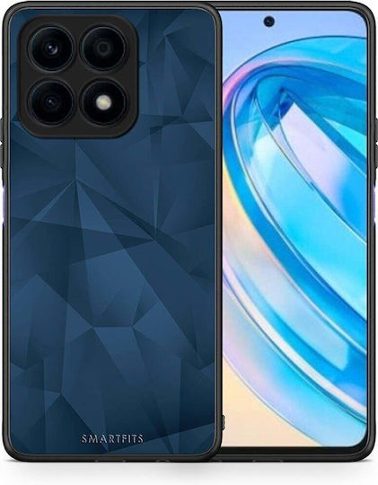 Smartfits Geometric Blue Abstract Back Cover Albastru (Honor X8a) A00_SM1-HO-X8A_GEOMETRICBLUEABST