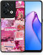 Smartfits Pink Love Back Cover Ροζ (Oppo Reno8)