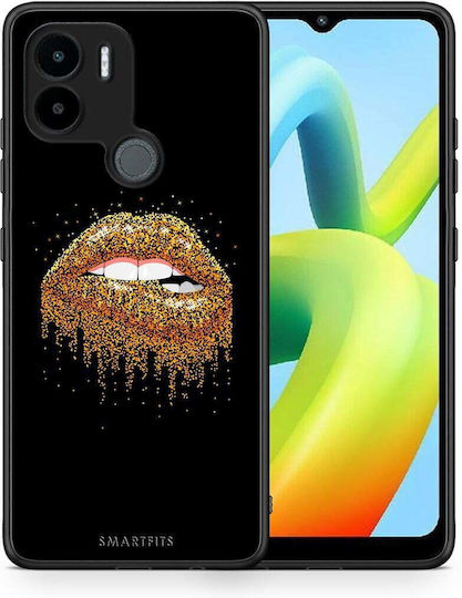 Smartfits Valentine Golden Back Cover Gold (Redmi A1+ / A2+)