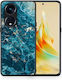 Smartfits Marble Blue Back Cover Blue (Oppo Reno8T 5G, A1 Pro)
