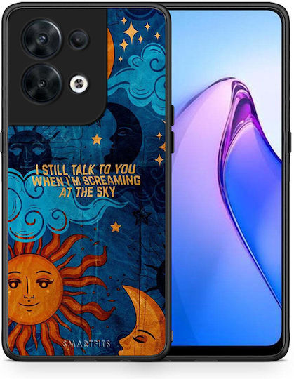 Smartfits Screaming Sky Back Cover Albastru deschis (Oppo Reno8)