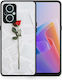 Smartfits Red Rose Задна корица Червен (Oppo Reno7 Lite)