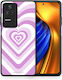Smartfits Lilac Hearts Back Cover Lila (Poco F4 5G)