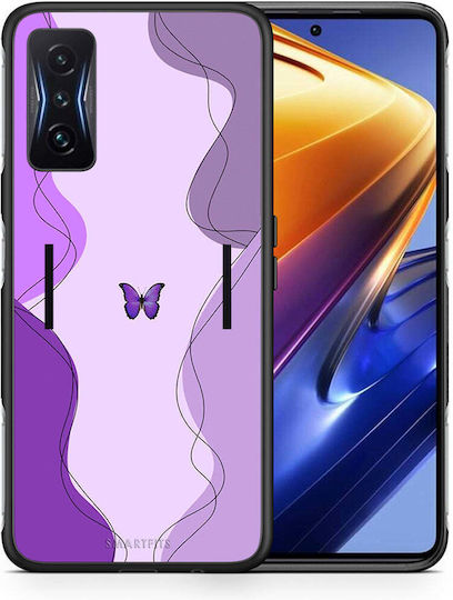 Smartfits Purple Mariposa Back Cover Violet (Poco F4 GT 5G) 7634927714459_43313252696219