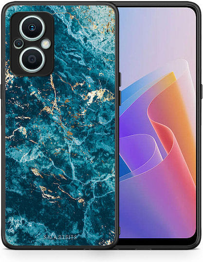 Smartfits Marble Blue Back Cover Μπλε (Oppo Reno7 Lite)