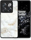 Smartfits White Gold Marble Back Cover Alb (OnePlus 10T) 7606904717467_43228923265179