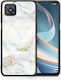 Smartfits White Gold Marble Back Cover Λευκό (Oppo Reno4 Z)