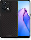 Smartfits Carbon Black Back Cover Black (Oppo Reno8)