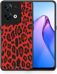 Smartfits Animal Red Leopard Roe (Oppo Reno8) Smartfits Animal Red Leopard Roe (Oppo Reno8)