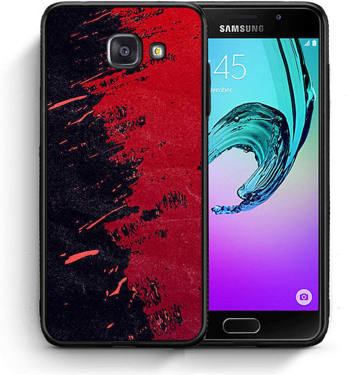 Smartfits Red Paint Back Cover Roșu (Galaxy A5 2017)
