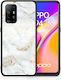 Smartfits White Gold Marble Back Cover White (Oppo A94) 7522728280219_42928434970779