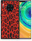Smartfits Animal Red Leopard Back Cover Κόκκινο (Huawei Mate 30 Pro)