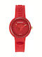Versace Medusa Pop Γυναικείο Ρολόι 39mm Μπαταρίας με Κόκκινο Καουτσούκ Λουράκι