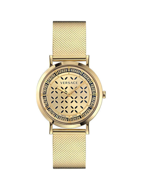 Versace Generation Watch with Gold Metal Bracelet