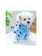 Kleidung Fleece Hundeshirt in Blau Farbe