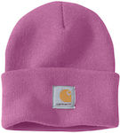 Carhartt Beanie Unisex Σκούφος Πλεκτός σε Μωβ χ...