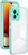 Color Frame Διάφανη Back Cover Σιλικόνης Πράσινο (Moto G13)