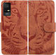 Tiger Pattern Wallet Καφέ (TCL 405)