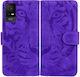 Tiger Pattern Wallet Μωβ (TCL 405)
