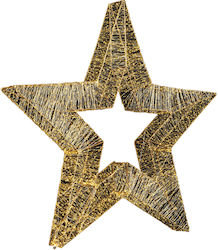 Lianos Metal Illuminated Christmas Decorative Pendant Star