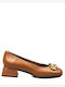 Wonders Leather Brown Heels