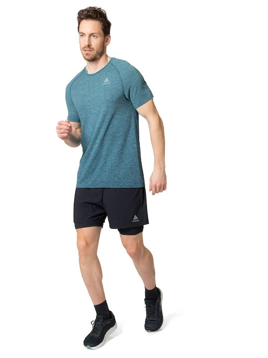 Odlo Essential Men's Athletic T-shirt Short Sleeve Blue