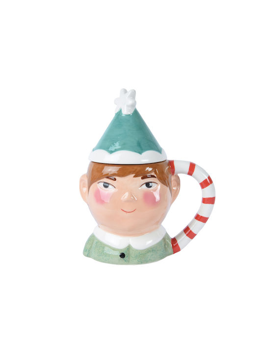 Kaemingk Christmas Tableware Ornaments Mug with Elves Kaemingk Christmas Tableware Ornaments Mug with Elves