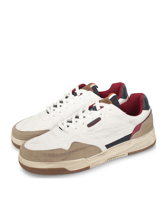 Wrangler Ground Ανδρικά Sneakers Λευκά