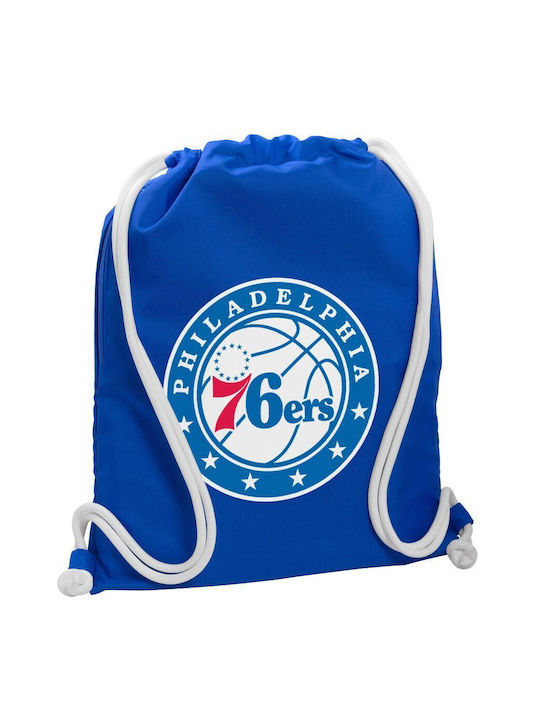 Koupakoupa Philadelphia 76ers Τσάντα Πλάτης Γυμναστηρίου Μπλε