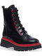 Leather Women's Ankle Boots Black