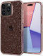 Spigen Liquid Crystal Glitter Back Cover Silicone Pink (iPhone 15 Pro Max)