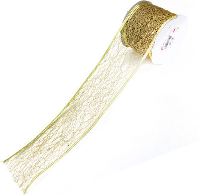 Χριστουγεννιάτικη Ribbon Gold 280x6см 1бр