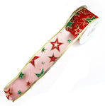 Christmas Ribbon Red 280x5cm 1pc