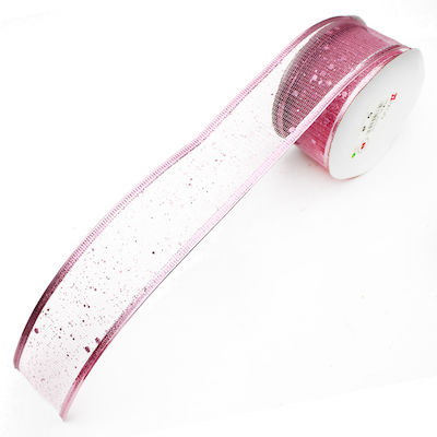 Christmas Ribbon Pink 1pc