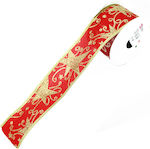 Christmas Ribbon Red 280x5cm 1pc