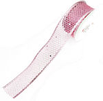 Christmas Ribbon Pink 1pc