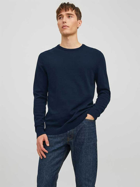 Jack & Jones Πουλόβερ Μακρυμάνικο Dark Blue